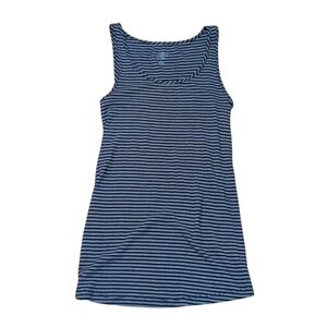 Isabel Maternity By Ingrid & Isabel Navy Striped Tank Top